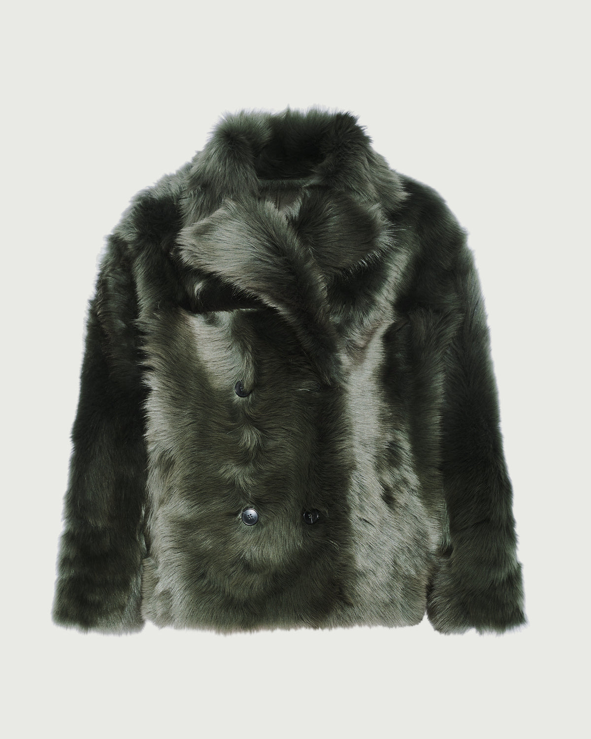 Caban en peau lainée d'agneau Toscane - Yves Salomon - Nouvelle collection Automne Hiver