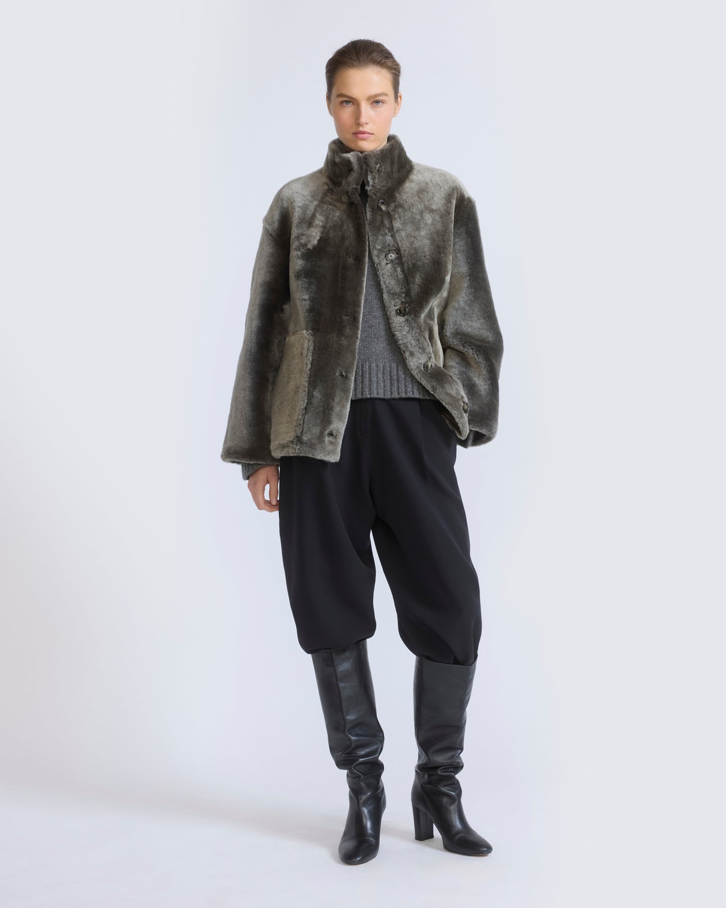 Merino lambskin shearling jacket