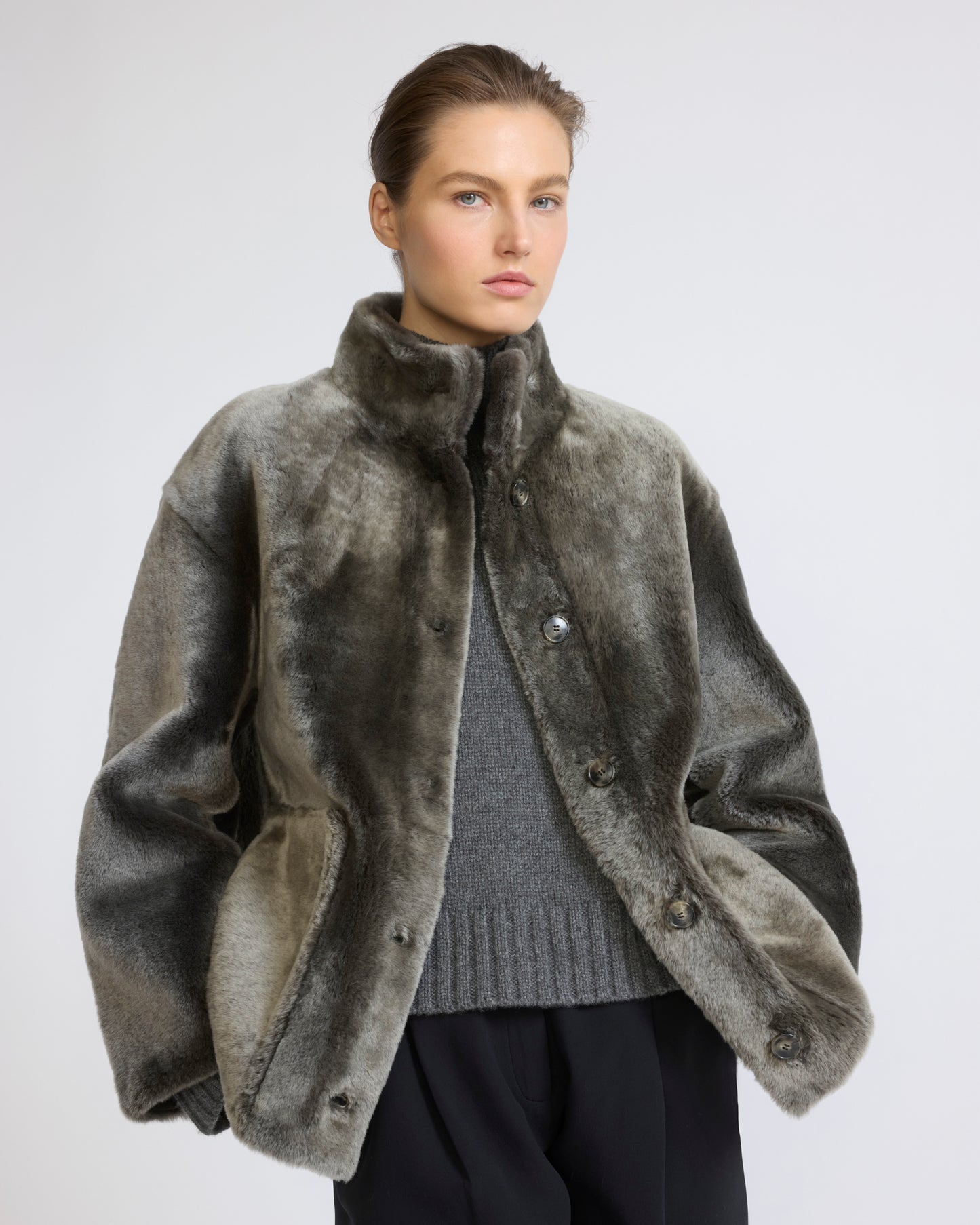 Merino lambskin shearling jacket