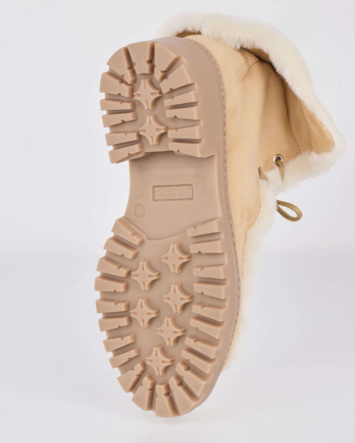 Bottines en daim et agneau mérinillo défrisé - Yves Salomon - Nouvelle collection Automne Hiver