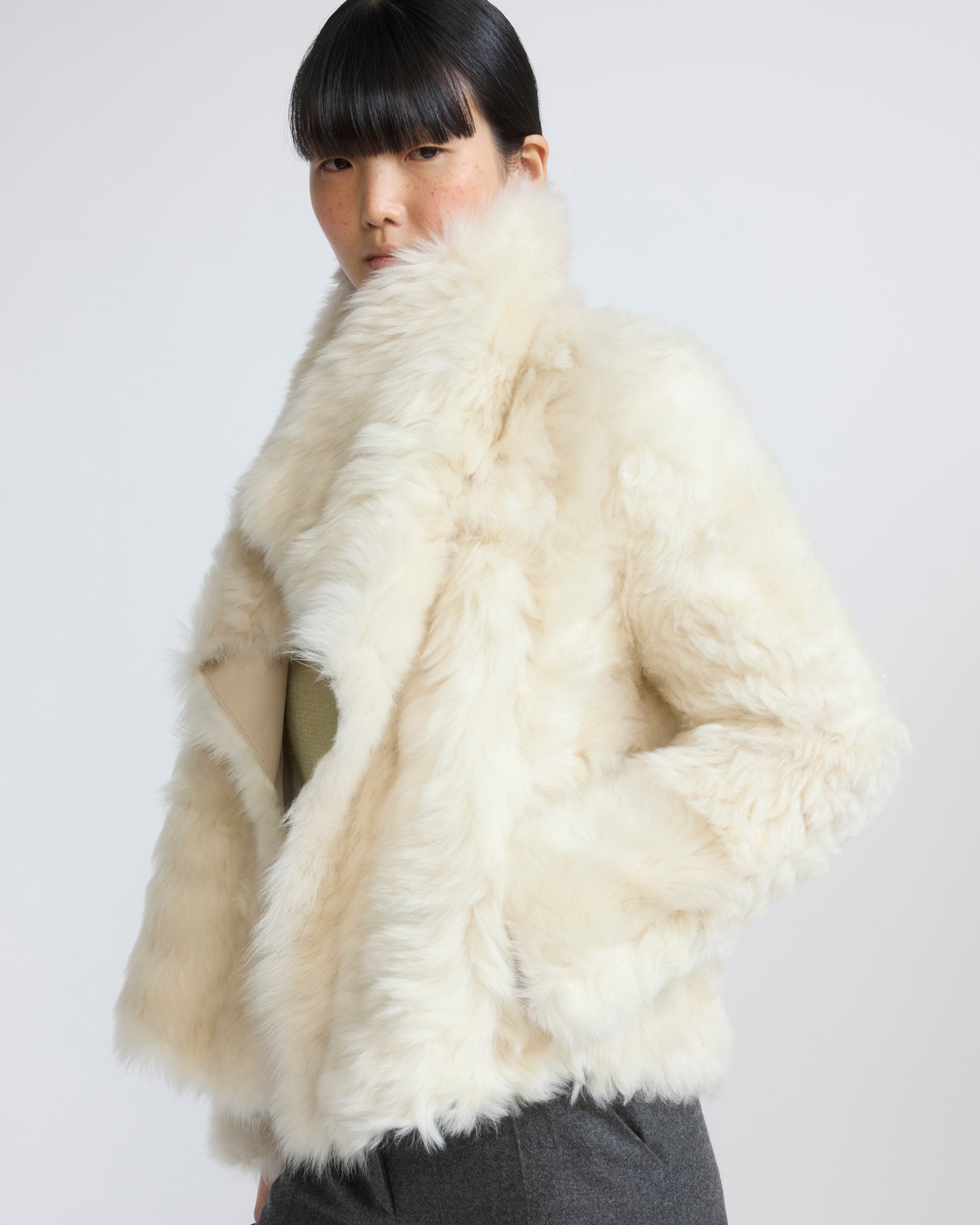 Short jacket in Toscana lambskin