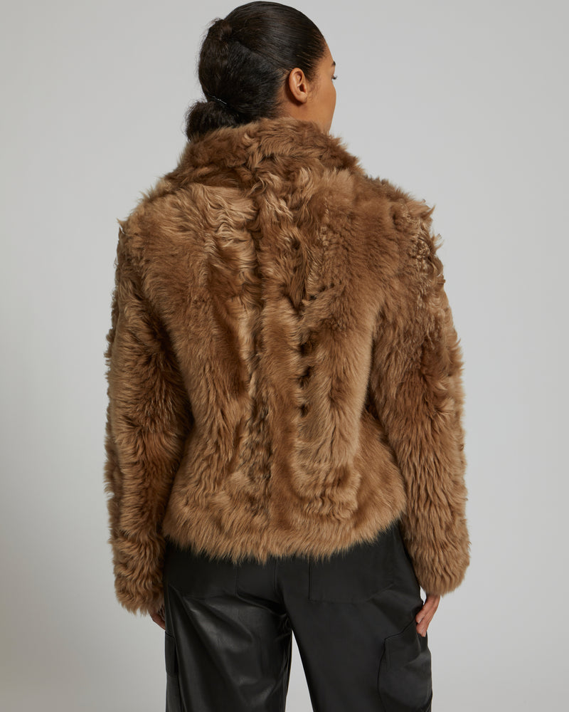 Veste courte en agneau de Toscane