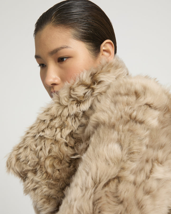Short jacket in Toscana lambskin