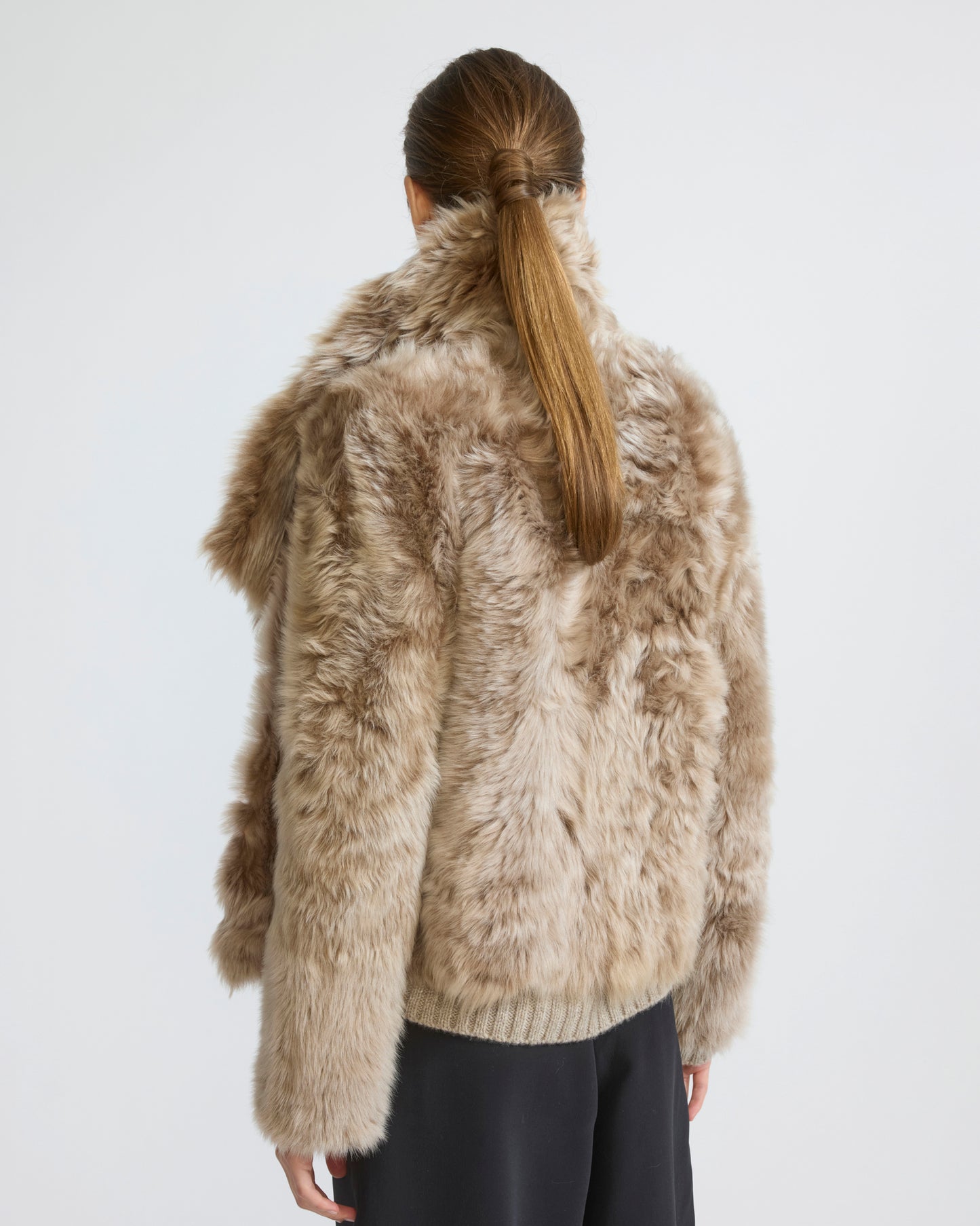 Short jacket in Toscana lambskin