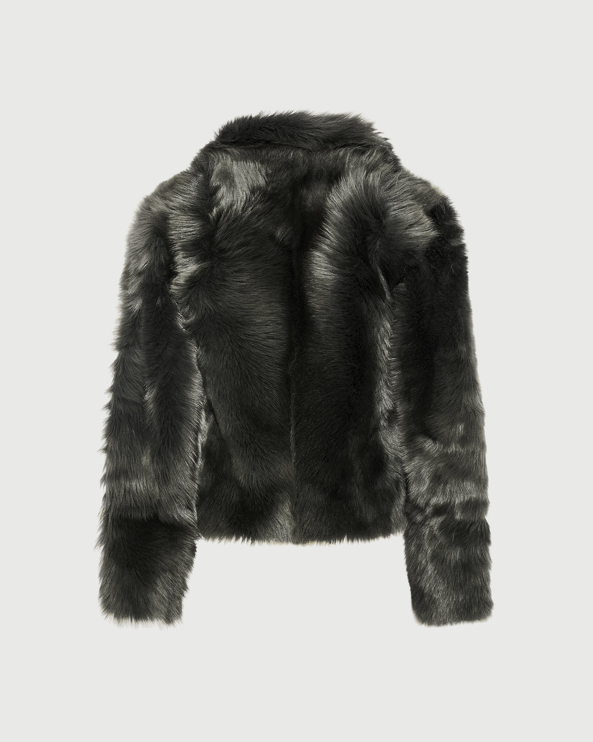 Veste courte en peau lainée d'agneau de Toscane