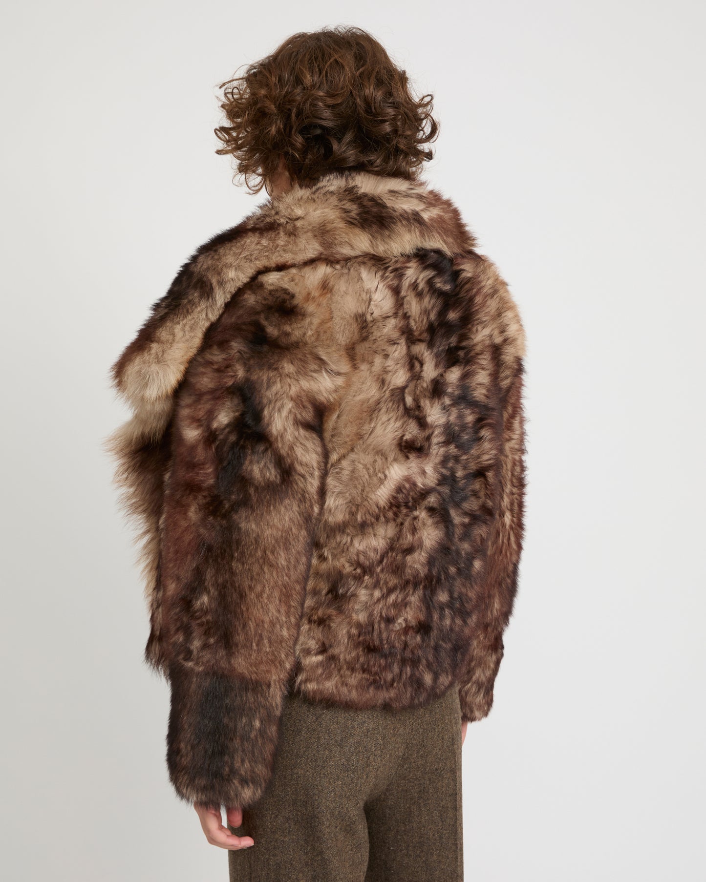 Short jacket in Toscana lambskin
