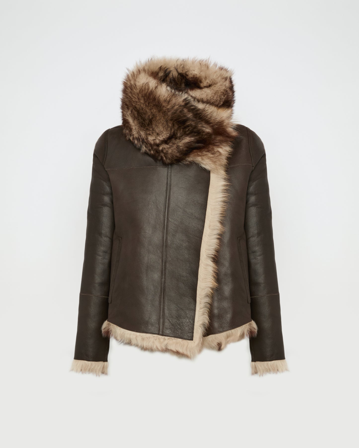 Short jacket in Toscana lambskin