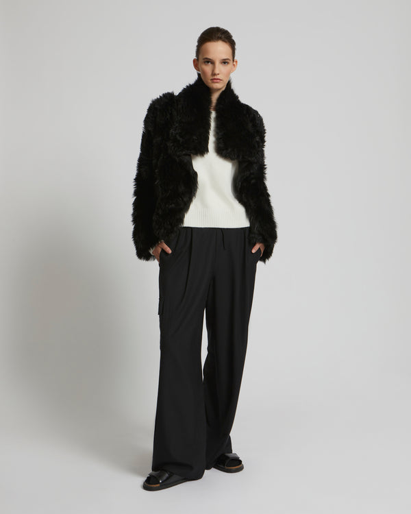 Veste courte en agneau de Toscane