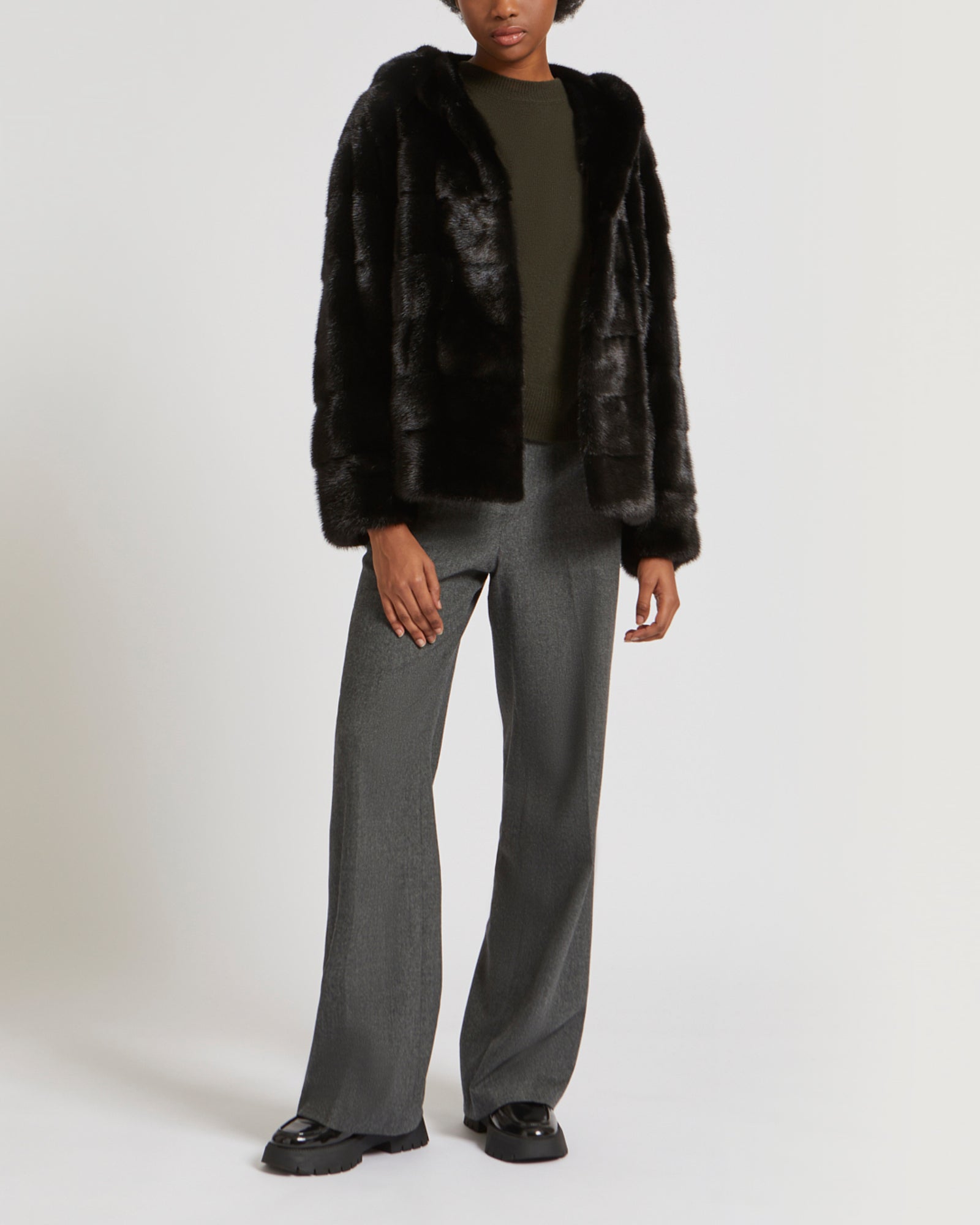 veste-courte-noir-8dyv91365vmlxc99 -Yves Salomon