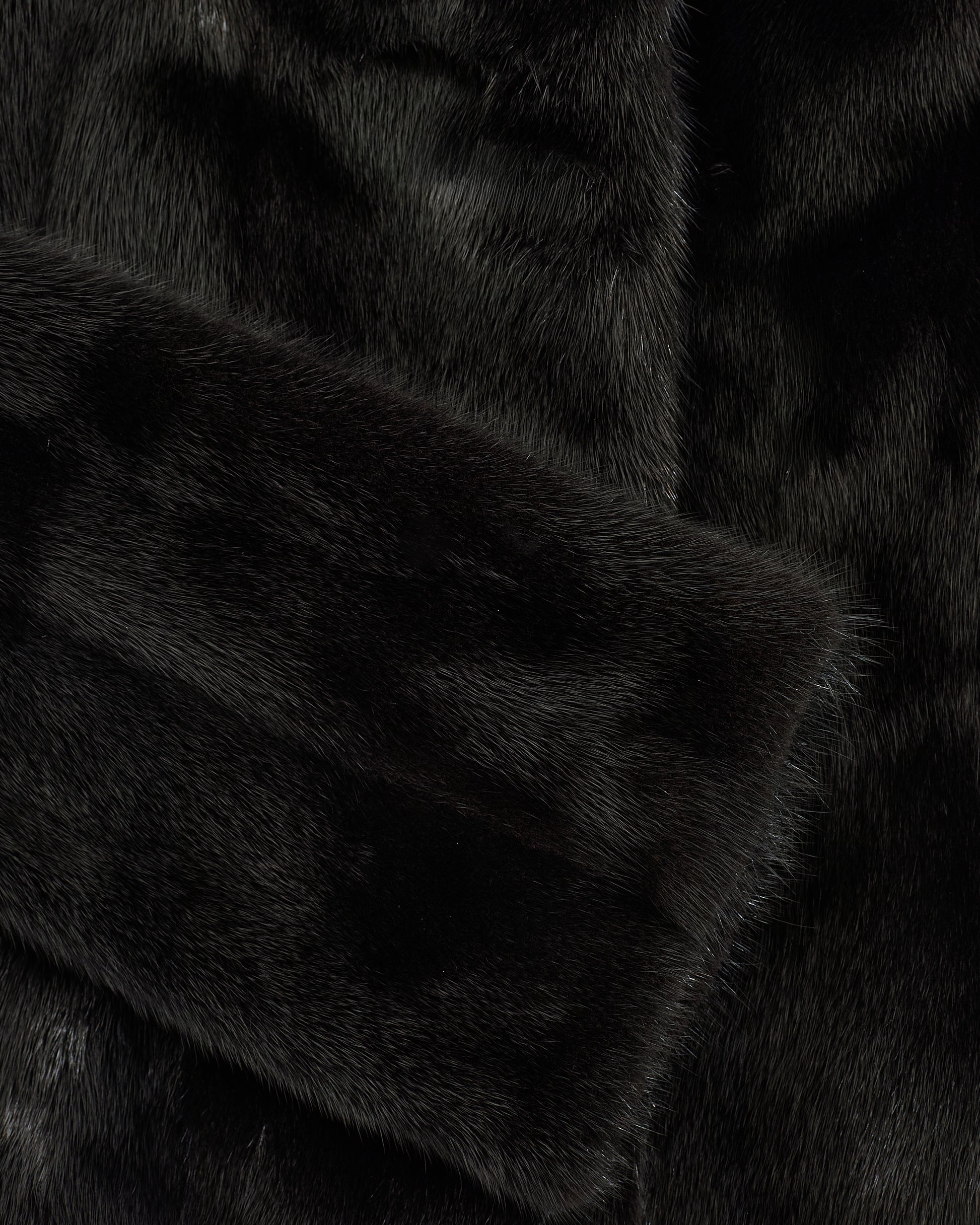 veste-four-vison-noir-y172260vflxc99 -Yves Salomon