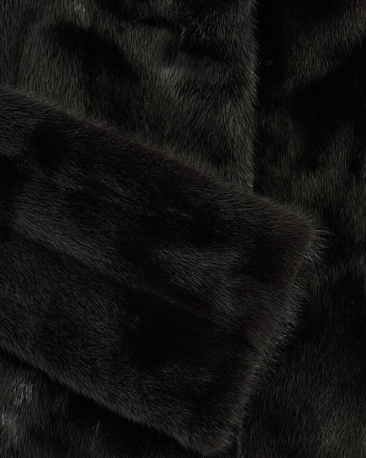 veste-four-vison-noir-y172260vflxc99 -Yves Salomon