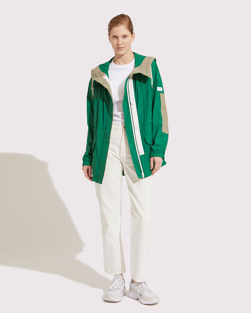 Black Friday 2025 - Yves Salomon - Parka revisitée version imperméable - vert