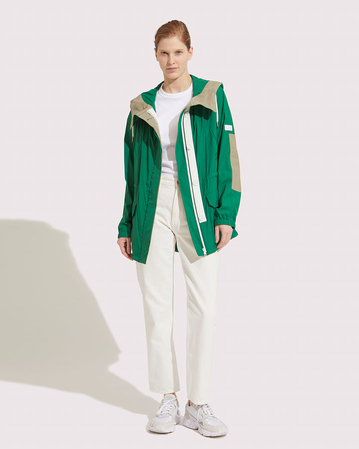 Black Friday 2025 - Yves Salomon - Parka revisitée version imperméable - vert