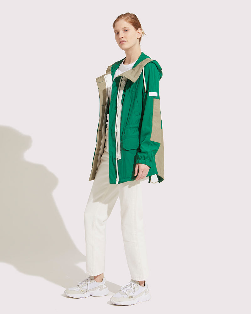 Black Friday 2025 - Yves Salomon - Parka revisitée version imperméable - vert