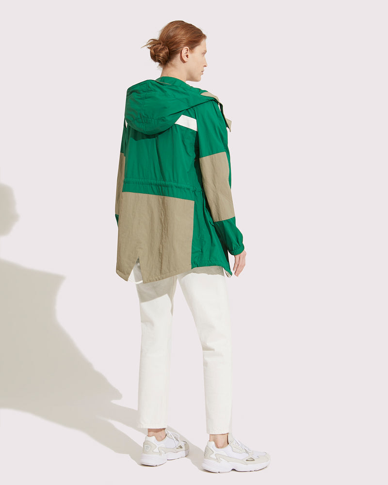 Black Friday 2025 - Yves Salomon - Parka revisitée version imperméable - vert