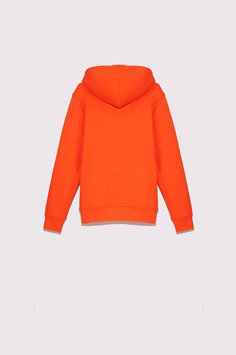 Sweat-shirt en coton - orange