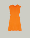 Sleeveless stretch knit mini dress