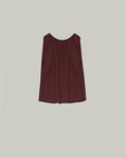 Sleeveless knit top with adjustable neckline