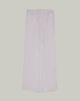 Straight trousers in silk satin blend