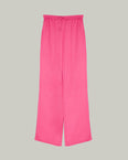 Straight trousers in silk satin blend