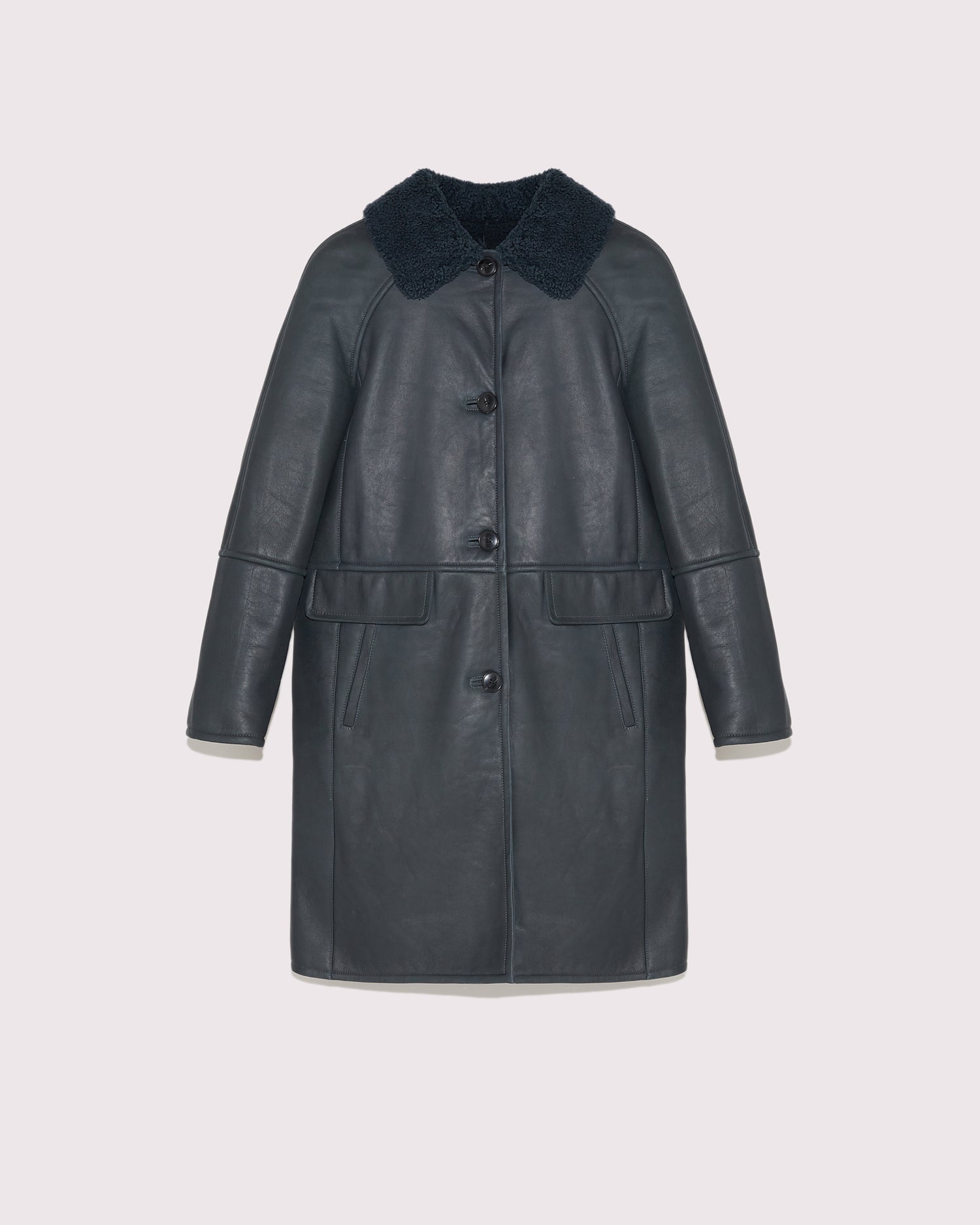 manteau-a-col-en-agneau-merinillo-bleu-23wym62292mrmxa7163 -Yves Salomon