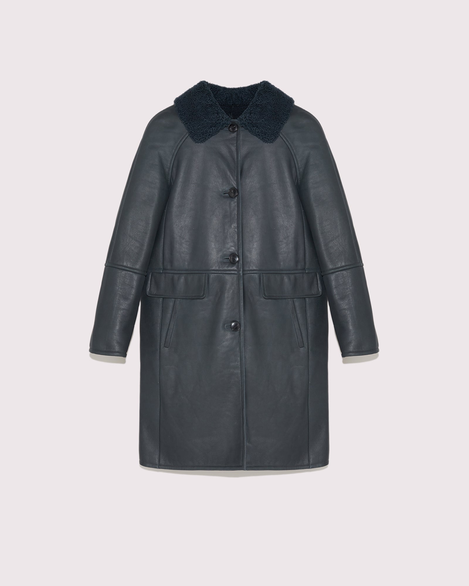 manteau-a-col-en-agneau-merinillo-bleu-23wym62292mrmxa7163 -Yves Salomon